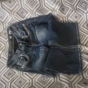 Miss Me Jean's size25 mid rise bootcut